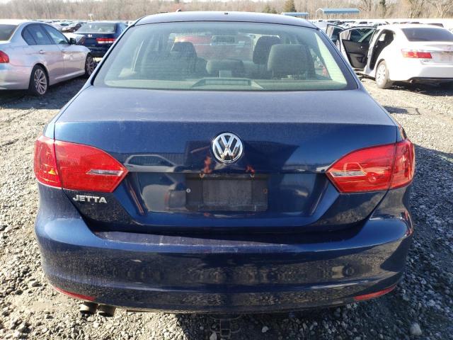 3VW1K7AJ9CM339305 - 2012 VOLKSWAGEN JETTA BASE BLUE photo 6