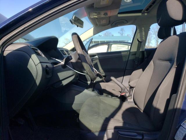 3VW1K7AJ9CM339305 - 2012 VOLKSWAGEN JETTA BASE BLUE photo 7