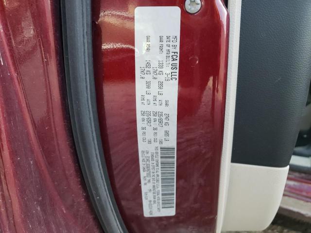 2C4RC1BG6KR673253 - 2019 CHRYSLER PACIFICA TOURING L 红色 照片 12