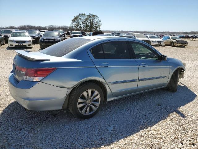 1HGCP2F84BA112283 - 2011 HONDA ACCORD EXL TURQUOISE photo 3