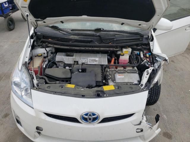JTDKN3DU7B0321478 - 2011 TOYOTA PRIUS WHITE photo 11