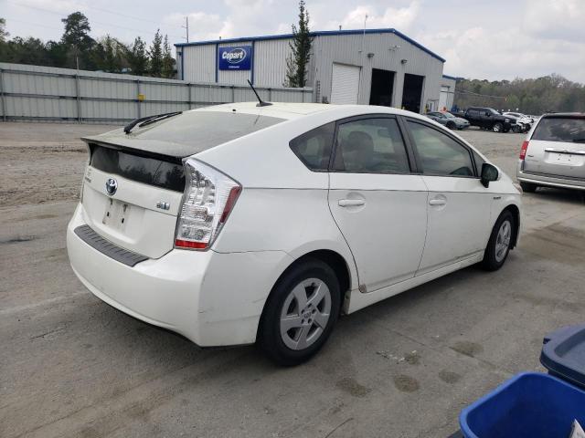 JTDKN3DU7B0321478 - 2011 TOYOTA PRIUS WHITE photo 3