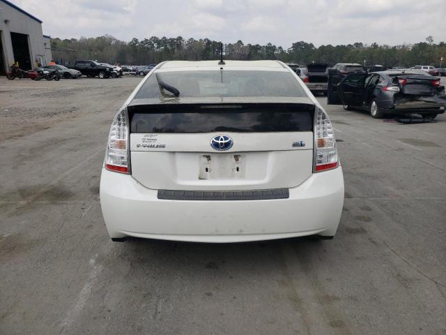 JTDKN3DU7B0321478 - 2011 TOYOTA PRIUS WHITE photo 6