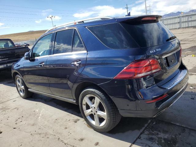 4JGDA5HB7HA894128 - 2017 MERCEDES-BENZ GLE 350 4MATIC BLUE photo 2