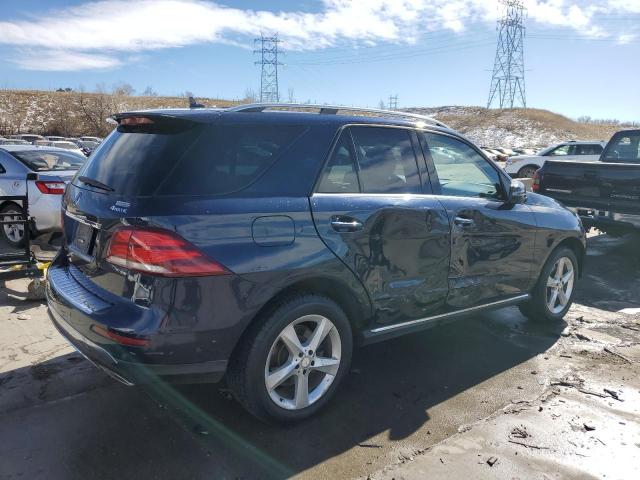 4JGDA5HB7HA894128 - 2017 MERCEDES-BENZ GLE 350 4MATIC BLUE photo 3