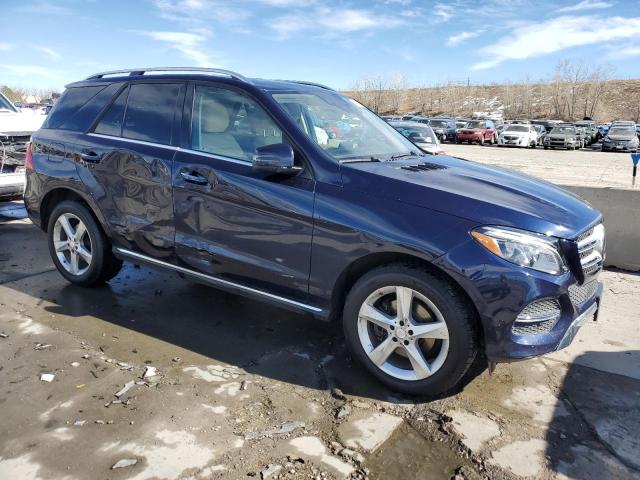 4JGDA5HB7HA894128 - 2017 MERCEDES-BENZ GLE 350 4MATIC BLUE photo 4