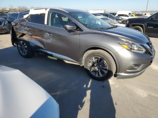 5N1AZ2MH1JN161950 - 2018 NISSAN MURANO S GRAY photo 4