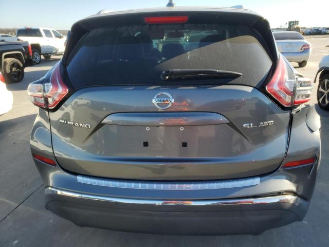 5N1AZ2MH1JN161950 - 2018 NISSAN MURANO S GRAY photo 6