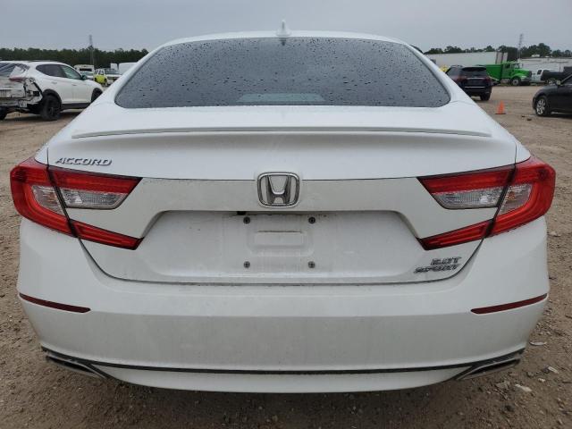 1HGCV2F3XLA007680 - 2020 HONDA ACCORD SPORT WHITE photo 6