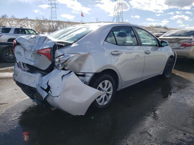 2T1BURHE3JC073209 - 2018 TOYOTA COROLLA L SILVER photo 3