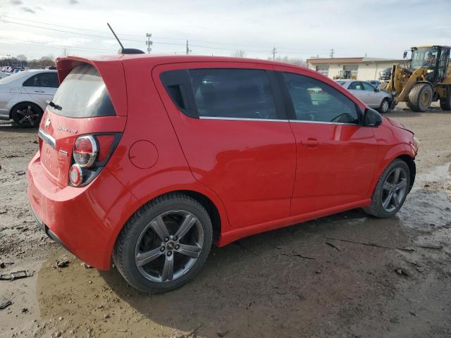 1G1JG6SB2F4160487 - 2015 CHEVROLET SONIC RS RED photo 3