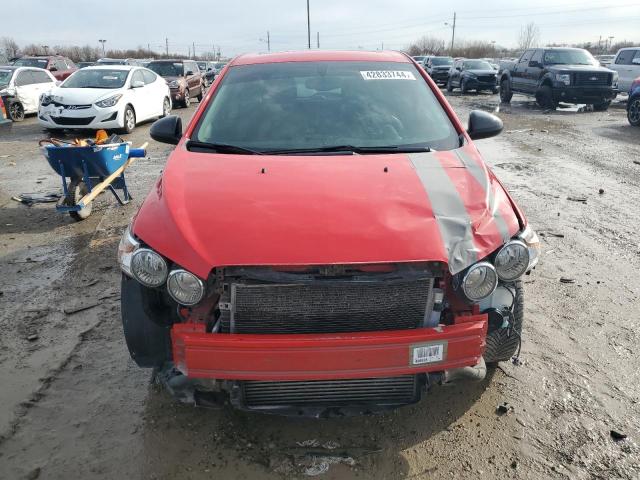 1G1JG6SB2F4160487 - 2015 CHEVROLET SONIC RS RED photo 5