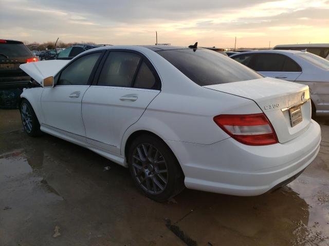 WDDGF5EB1AR090573 - 2010 MERCEDES-BENZ C 300 WHITE photo 2