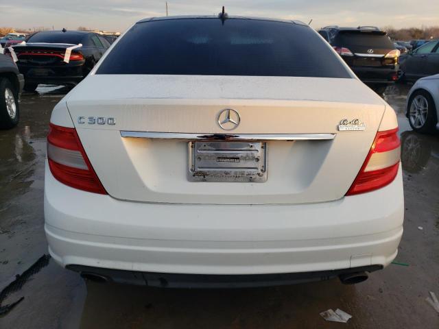 WDDGF5EB1AR090573 - 2010 MERCEDES-BENZ C 300 WHITE photo 6