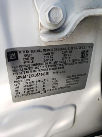 3GNAL1EK3DS544008 - 2013 CHEVROLET CAPTIVA LS 白色 照片 13