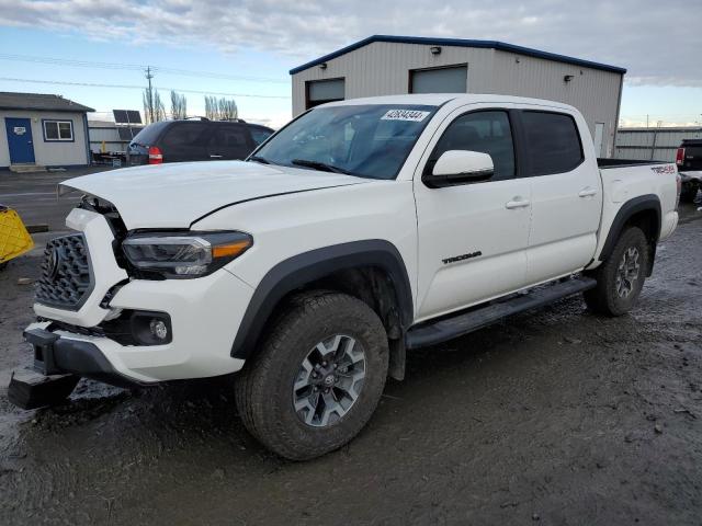 3TMCZ5AN3PM645596 - 2023 TOYOTA TACOMA DOUBLE CAB WHITE photo 1