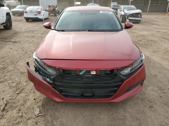 1HGCV1F18LA029654 - 2020 HONDA ACCORD LX RED photo 5