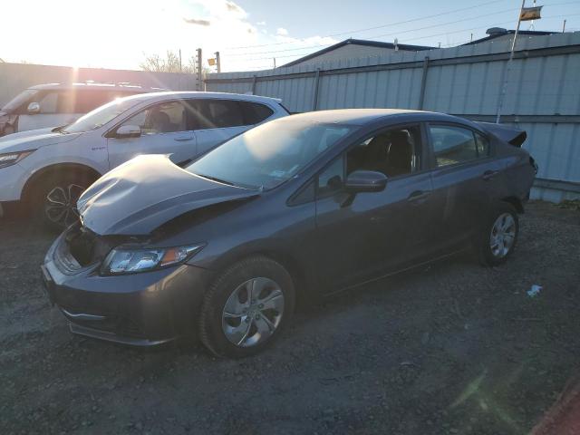 19XFB2F5XFE225917 - 2015 HONDA CIVIC LX GRAY photo 1