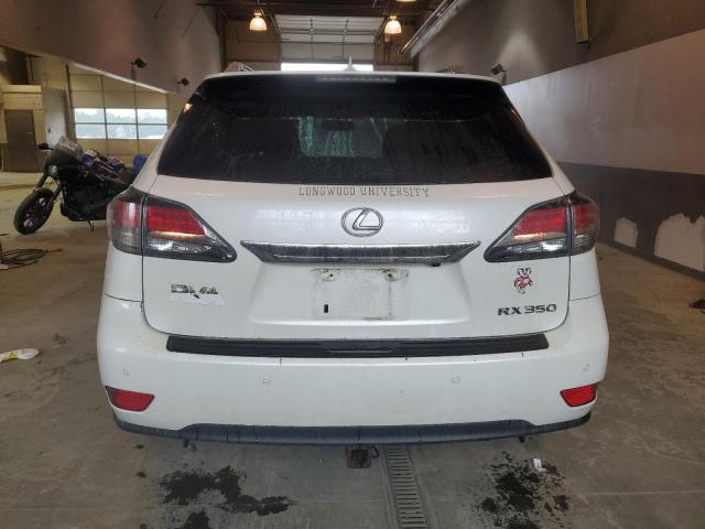 2T2BK1BA3DC219282 - 2013 LEXUS RX 350 BASE WHITE photo 6