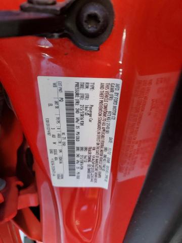 1FADP3F2XEL230342 - 2014 FORD FOCUS SE RED photo 12