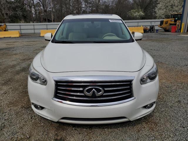 5N1AL0MN8DC311824 - 2013 INFINITI JX35 WHITE photo 5