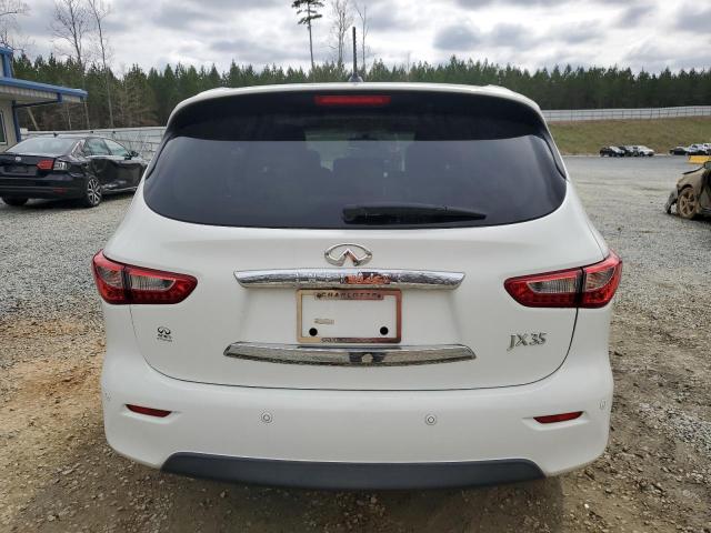 5N1AL0MN8DC311824 - 2013 INFINITI JX35 WHITE photo 6