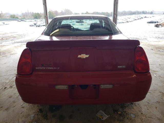 2G1WK15K579145970 - 2007 CHEVROLET MONTE CARL LT RED photo 6