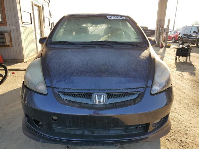 JHMGD38658S069911 - 2008 HONDA FIT SPORT BLACK photo 5