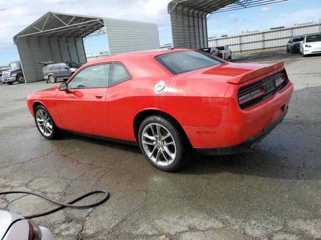 2C3CDZKG0NH140802 - 2022 DODGE CHALLENGER GT RED photo 2