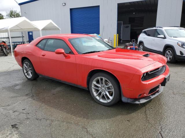 2C3CDZKG0NH140802 - 2022 DODGE CHALLENGER GT RED photo 4