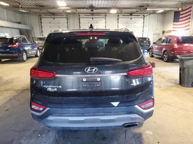 5NMS3CAD9LH188637 - 2020 HYUNDAI SANTA FE SEL BLACK photo 6