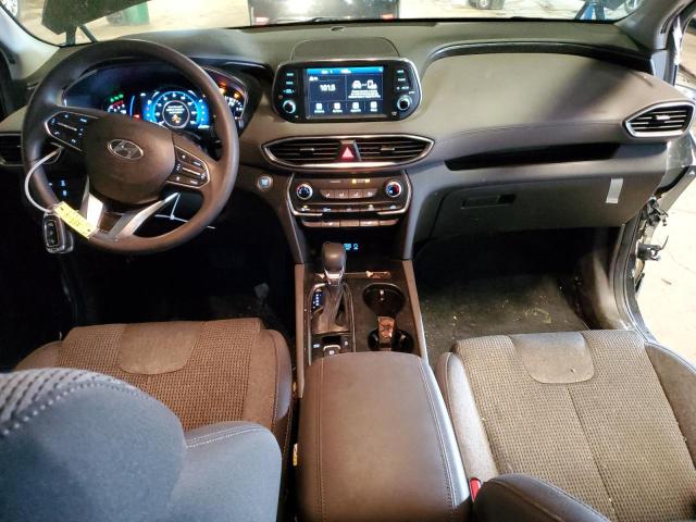 5NMS3CAD9LH188637 - 2020 HYUNDAI SANTA FE SEL Սև լուսանկար 8