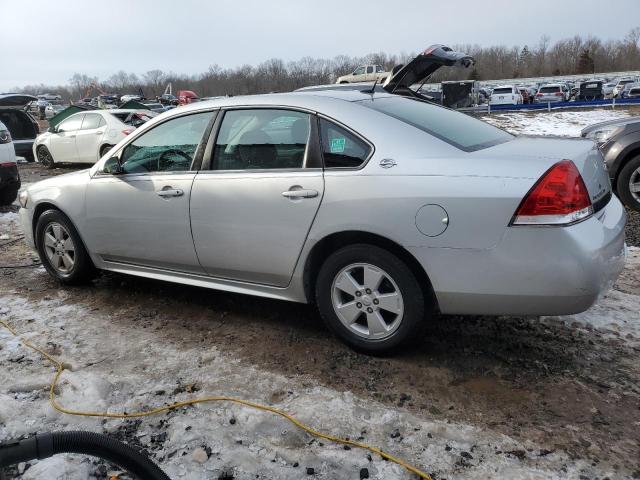 2G1WT57N691284339 - 2009 CHEVROLET IMPALA 1LT SILVER photo 2