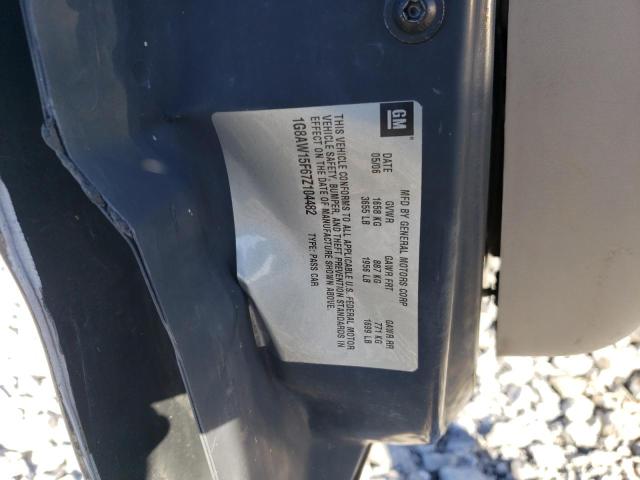 1G8AW15F67Z104482 - 2007 SATURN ION LEVEL 3 BLACK photo 12