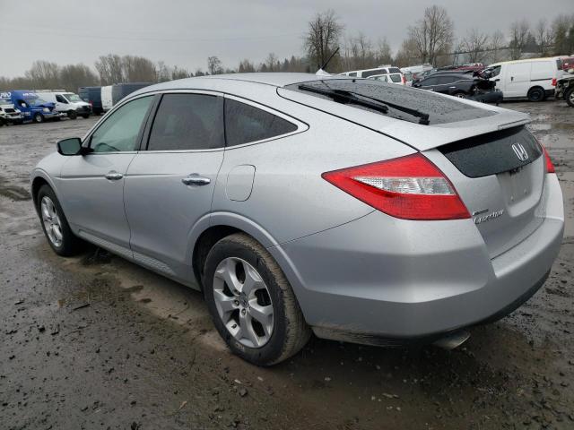 5J6TF2H57BL002797 - 2011 HONDA ACCORD CRO EXL SILVER photo 2