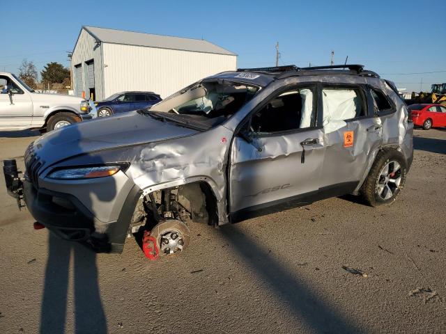 1C4PJMBS3HD218441 - 2017 JEEP CHEROKEE TRAILHAWK SILVER photo 1