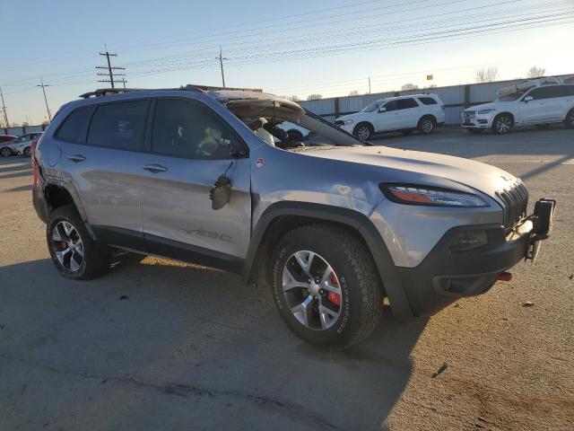 1C4PJMBS3HD218441 - 2017 JEEP CHEROKEE TRAILHAWK SILVER photo 4