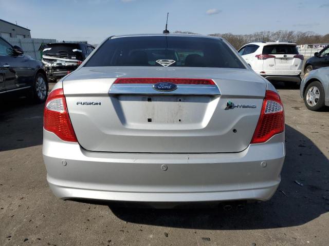 3FADP0L32AR241939 - 2010 FORD FUSION HYBRID SILVER photo 6