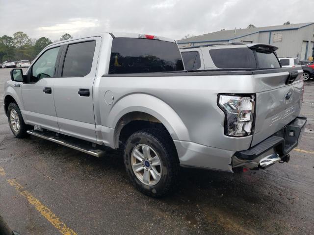 1FTEW1C55JFB87493 - 2018 FORD F150 SUPERCREW SILVER photo 2