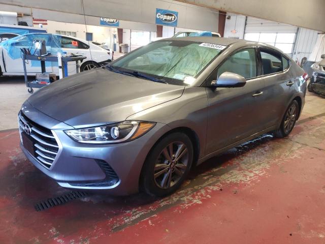 5NPD84LF6JH291190 - 2018 HYUNDAI ELANTRA SEL GRAY photo 1