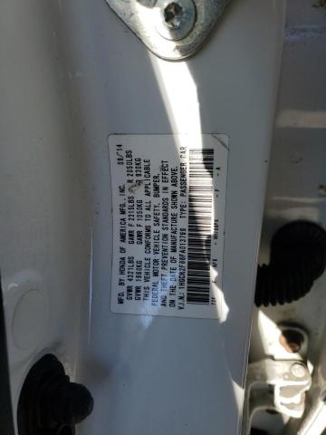 1HGCR2F86FA013769 - 2015 HONDA ACCORD EXL WHITE photo 12