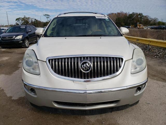 5GAKRCED9BJ312781 - 2011 BUICK ENCLAVE CXL WHITE photo 5