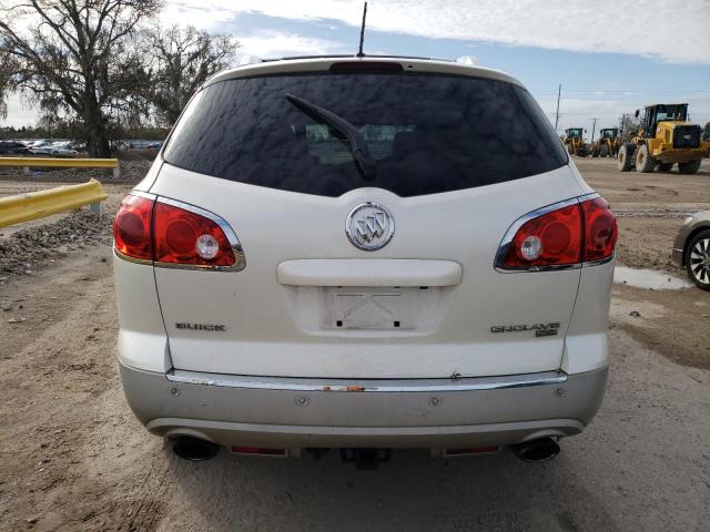 5GAKRCED9BJ312781 - 2011 BUICK ENCLAVE CXL WHITE photo 6