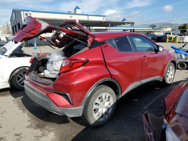 NMTKHMBXXKR087729 - 2019 TOYOTA C-HR XLE BURGUNDY photo 3