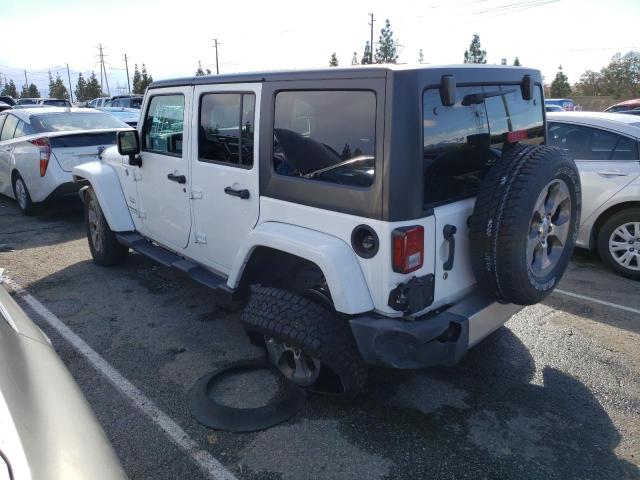 1C4BJWEG5JL926263 - 2018 JEEP WRANGLER U SAHARA WHITE photo 2