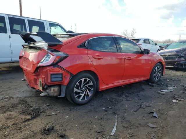 SHHFK7H52JU410104 - 2018 HONDA CIVIC EX RED photo 3