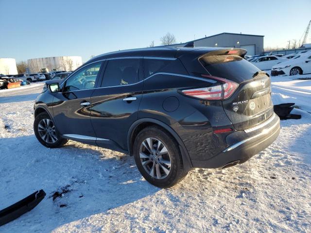 5N1AZ2MHXHN183813 - 2017 NISSAN MURANO S BLACK photo 2