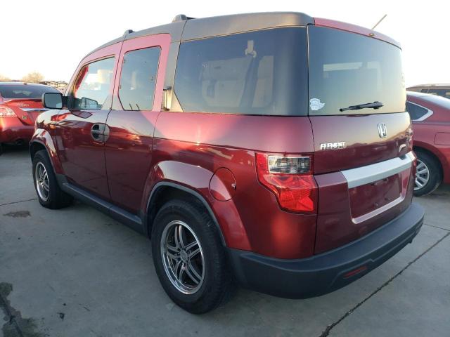 5J6YH1H37AL005609 - 2010 HONDA ELEMENT LX MAROON photo 2