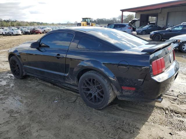 1ZVFT82H175349195 - 2007 FORD MUSTANG GT BLACK photo 2