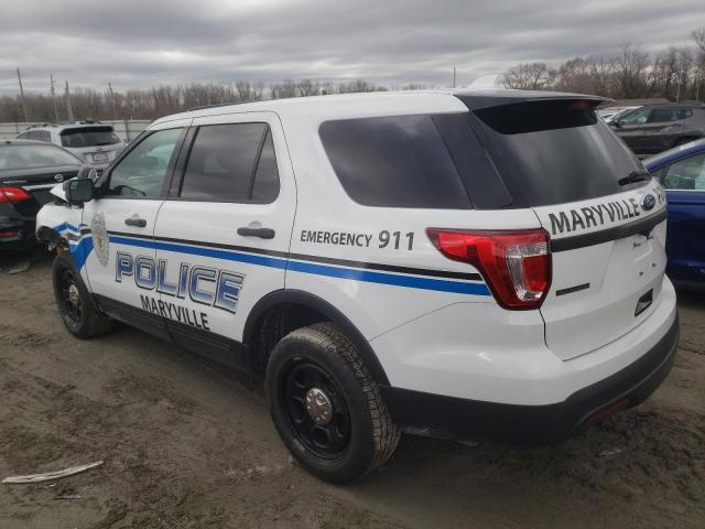 1FM5K8AR6HGE02163 - 2017 FORD EXPLORER POLICE INTERCEPTOR WHITE photo 2